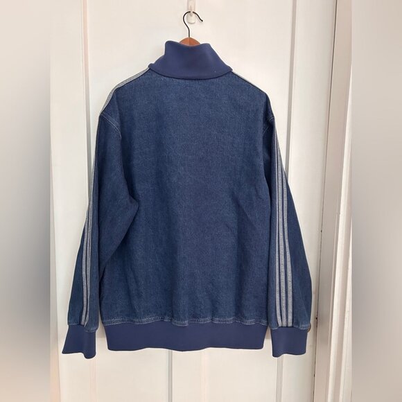 Men’s Adidas Adicolor Firebird Denim Track Jacket Size XL - Picture 8 of 9